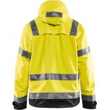Blåkläder 4837-1977 Jack. Ongevoerd High Vis High Vis Geel/Marineblauw maat XXL