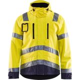 Blåkläder 4837-1977 Jack. Ongevoerd High Vis High Vis Geel/Marineblauw maat XXL