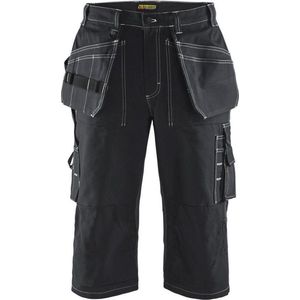 Blåkläder - 15401370 - Piraatbroek - Zwart - Katoen - CORDURA® Versterkte Kniezakken