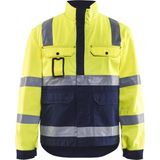 Blåkläder - 4023-1804 Jack - High Vis - Geel/Marineblauw - Ongevoerd