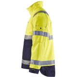 Winterjas High Vis 4827 - geel/marineblauw