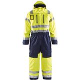 Blåkläder - 6763-1977 - Winteroverall - High Vis Geel/Marineblauw - Wind- en Waterdicht
