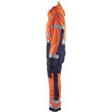 Blåkläder - 6763-1977 Winteroverall - High Vis - Oranje/Marineblauw - Wind- en Waterdicht