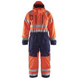 Blåkläder - 6763-1977 Winteroverall - High Vis - Oranje/Marineblauw - Wind- en Waterdicht