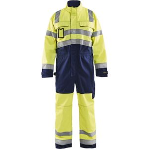 Blåkläder - 6373-1804 - Overall - High Vis - Geel/Marineblauw - Gecertificeerd EN 471 Klasse 3