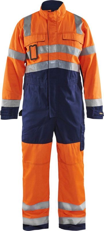 Blåkläder - 6373-1804 - Overall - High Vis - Oranje/Marineblauw - Functioneel