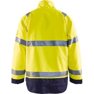 Blåkläder - 4827-1977 - Winterjas - High Vis - Geel/Marineblauw
