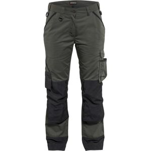 Blåkläder - 7154-1835 - Dames Garden Werkbroek - Army Groen/Zwart - Gerecycled Polyester/Katoen