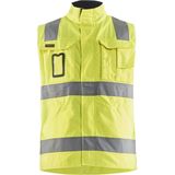 Blaklader Werkvest. Ongevoerd High Vis 8505-1804 - High Vis Geel/Marineblauw
