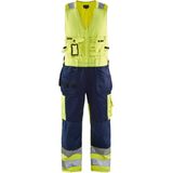 Blåkläder - 2653-1804 - Amerikaanse Overall - High Vis Geel/Marineblauw