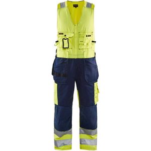 Blåkläder - 2653-1804 - Amerikaanse Overall - High Vis Geel/Marineblauw