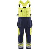 Blaklader Bretelbroek High Vis 2603-1860 - High Vis Geel/Marineblauw