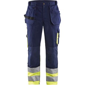 Blåkläder - Werkbroek - Marine/High-Vis Geel - CORDURA Verstevigingen