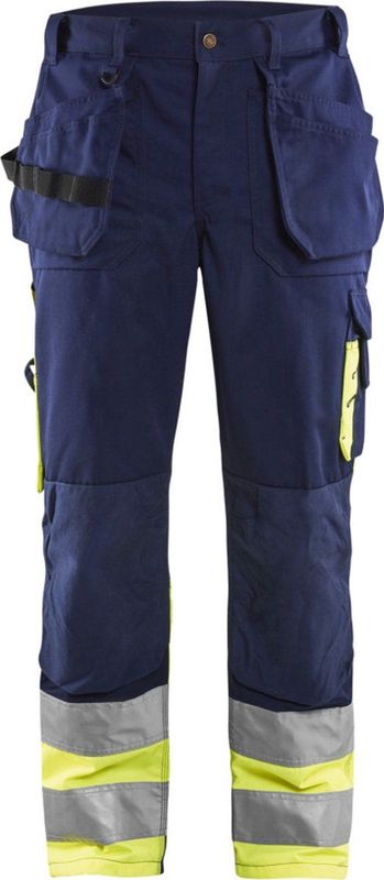 Blåkläder - Werkbroek - Marine/High-Vis Geel - CORDURA Verstevigingen