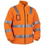 Blåkläder - 4853-2560 - Fleecejas - High Vis Oranje - 100% Polyester - Gecertificeerd EN ISO 20471