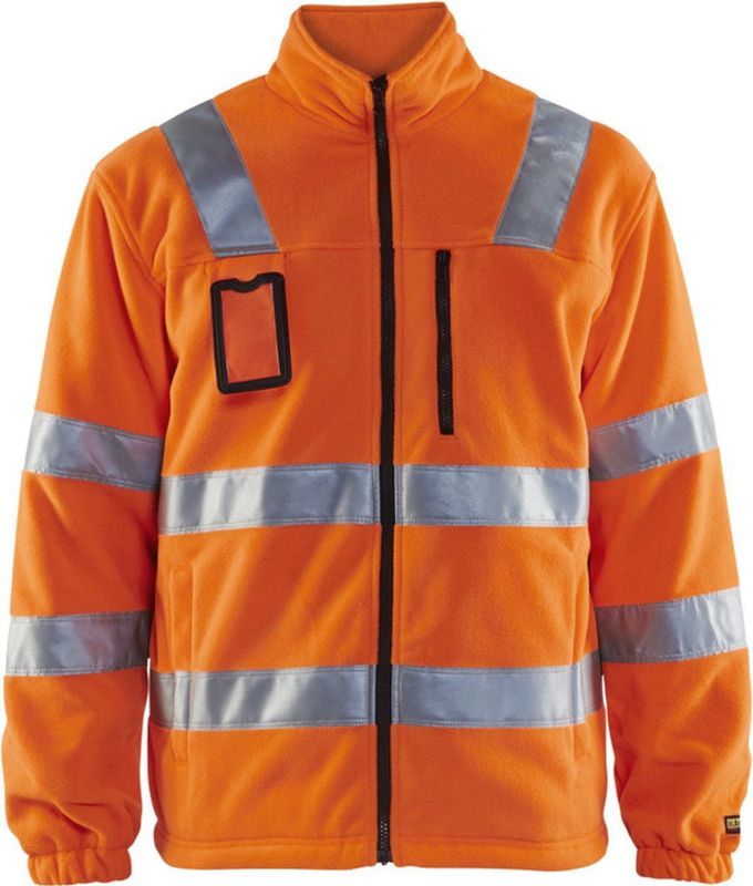 Blåkläder - 4853-2560 - Fleecejas - High Vis Oranje - 100% Polyester - Gecertificeerd EN ISO 20471