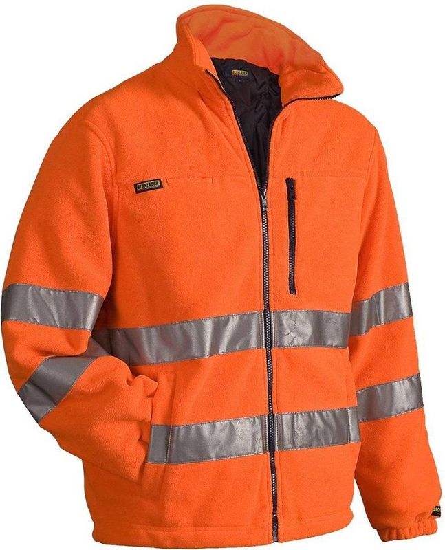 Blåkläder - 4853-2560 - Fleecejas - High Vis Oranje - 100% Polyester - Gecertificeerd EN ISO 20471