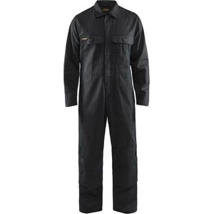 Blåkläder - 6151-1000 Overall - Zwart - 100% Katoen - Kniebeschermers