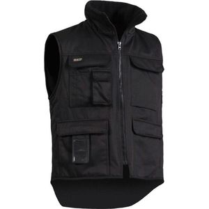 Blåkläder - 3801-1900 Bodywarmer - Zwart - Fleece Gevoerd - Waterafstotend