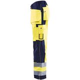 BLAKLÄDER® unisex Warnschutzhose HIGH-VIS "1533" gelb, marine Größe 21