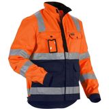 Blåkläder - Jack - High-Vis - Oranje/Marineblauw - Ongevoerd