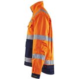 Blåkläder - Jack - High-Vis - Oranje/Marineblauw - Ongevoerd