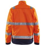 Blåkläder - Jack - High-Vis - Oranje/Marineblauw - Ongevoerd