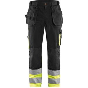 Blaklader Werkbroek High Vis 1529-1860 - Zwart/High Vis Geel
