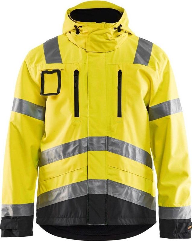 BLAKLÄDER® unisex Regenjacke "4837" gelb Größe XL