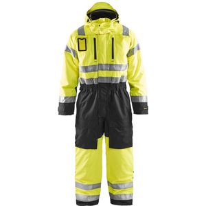 Blåkläder - 6763-1977 - Winteroverall - High Vis Geel/Zwart - Wind- en Waterdicht