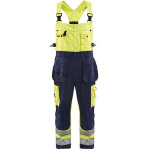 Blaklader Bretelbroek High Vis 2603-1860 - High Vis Geel/Marineblauw