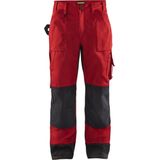 Blåkläder - Werkbroek - Rood/Zwart - CORDURA Kniezakken