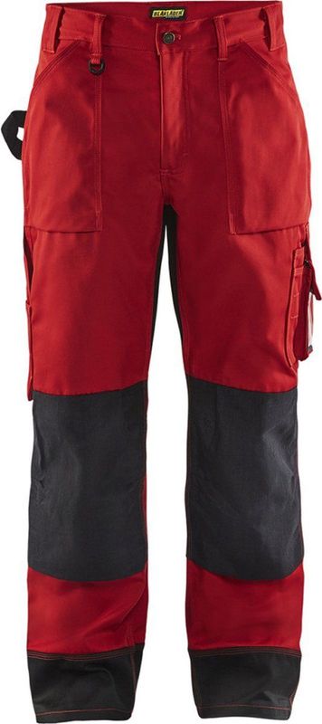 Blåkläder - Werkbroek - Rood/Zwart - CORDURA Kniezakken