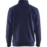 Blåkläder - 3365-1048 Sweatshirt - Marineblauw - Jersey - Kraag met Rits