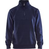 Blaklader Sweatshirt Jersey 1/2 rits 3365-1048 - Marineblauw - XXL