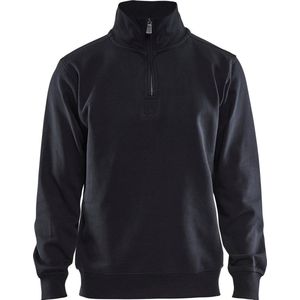 Blåkläder - 3365-1048 - Sweatshirt - Zwart - Jersey - 1/2 Rits