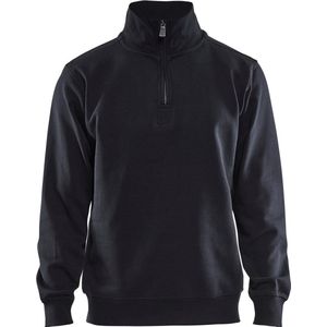 Blåkläder - Sweatshirt - Zwart - Jersey - 1/2 Rits
