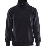 Blåkläder - Sweatshirt - Zwart - Jersey - 1/2 Rits