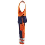 Blåkläder - Amerikaanse Overall - High-Vis Oranje/Marineblauw - CORDURA Kniezakken