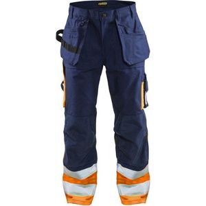 Blaklader Werkbroek High Vis 1529-1860 - Marineblauw/Oranje