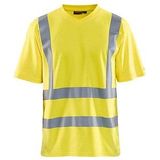 BLAKLÄDER® unisex Warnschutz Shirt 3380 gelb Größe XS