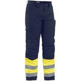 Blåkläder - 1862-1811 - Winterwerkbroek - High Vis Geel/Marineblauw - Duurzaam Materiaal