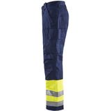 Blåkläder - 1862-1811 - Winterwerkbroek - High Vis Geel/Marineblauw - Duurzaam Materiaal