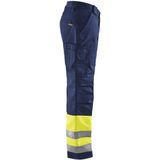 Blåkläder - 1862-1811 - Winterwerkbroek - High Vis Geel/Marineblauw - Duurzaam Materiaal
