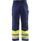 Blåkläder - 1862-1811 - Winterwerkbroek - High Vis Geel/Marineblauw - Duurzaam Materiaal