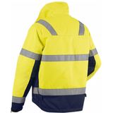 Blåkläder - 4862-1811 - Winterjas - High Vis Geel/Marineblauw - Water- en Vuilafstotend