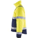 Blåkläder - 4862-1811 - Winterjas - High Vis Geel/Marineblauw - Water- en Vuilafstotend