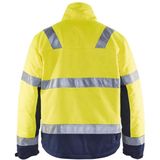 Blåkläder - 4862-1811 - Winterjas - High Vis Geel/Marineblauw - Water- en Vuilafstotend