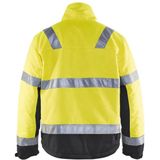 BLAKLÄDER® Herren Warnjacke Winter 4862 gelb, schwarz Größe XL