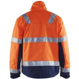 BLAKLÄDER® Herren Warnjacke Winter 4862 orange, marine Größe S